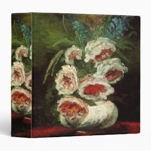 Vase with Peonies by Vincent van Gogh Binder