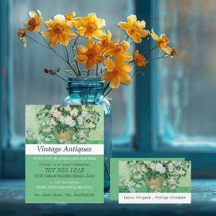 Vase With Pink Roses, Van Gogh, Antique Store Flyer