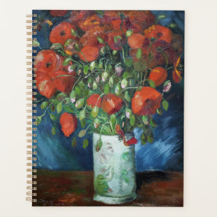 Vase with Poppies 1886 by Vincent van Gogh
