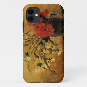 vase with red and white carnations, van Gogh iPhone 11 Case