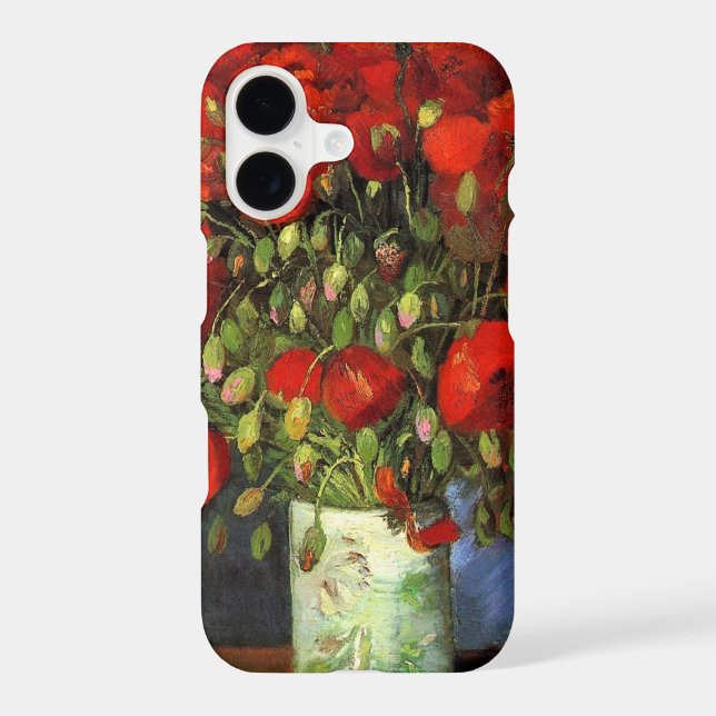 Vase with Red Poppies by Vincent van Gogh (Back)