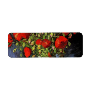 Vase with Red Poppies by Vincent van Gogh