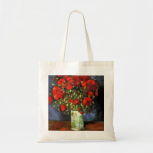 Vase with Red Poppies by Vincent Van Gogh   Tote Bag