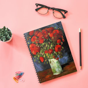 Vase with Red Poppies Vincent van Gogh Notebook