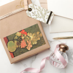 Vase with Rose Mallows by Vincent van Gogh Sticker