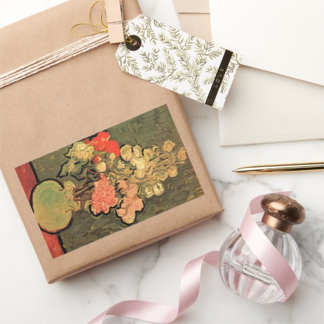 Vase with Rose Mallows by Vincent van Gogh Sticker (Gifting)
