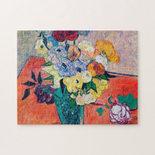Vase with Roses and Anemones, Van Gogh Jigsaw Puzzle