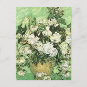 Vase with Roses - Van Gogh Postcard