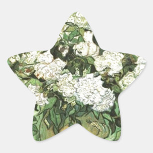 Vase with Roses - Van Gogh Star Sticker