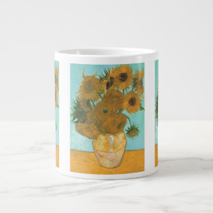 Vase with Twelve Sunflowers by Vincent van Gogh Large Coffee Mug