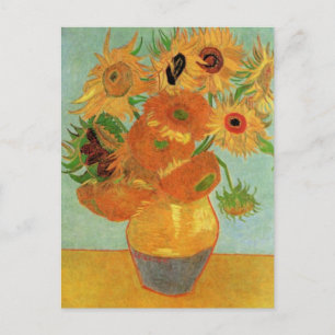 Vase with Twelve Sunflowers by Vincent van Gogh Postcard
