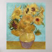 Vase with Twelve Sunflowers by Vincent van Gogh