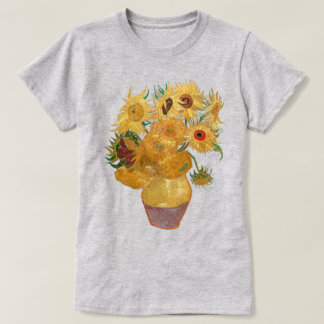 Vase with Twelve Sunflowers | Van Gogh | T-Shirt