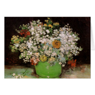 Vase with Zinnia Flowers by Vincent van Gogh