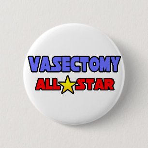 Vasectomy All Star 2 Inch Round Button