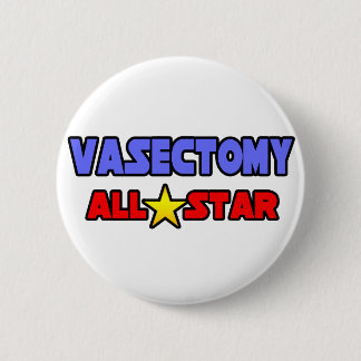 Vasectomy All Star 2 Inch Round Button