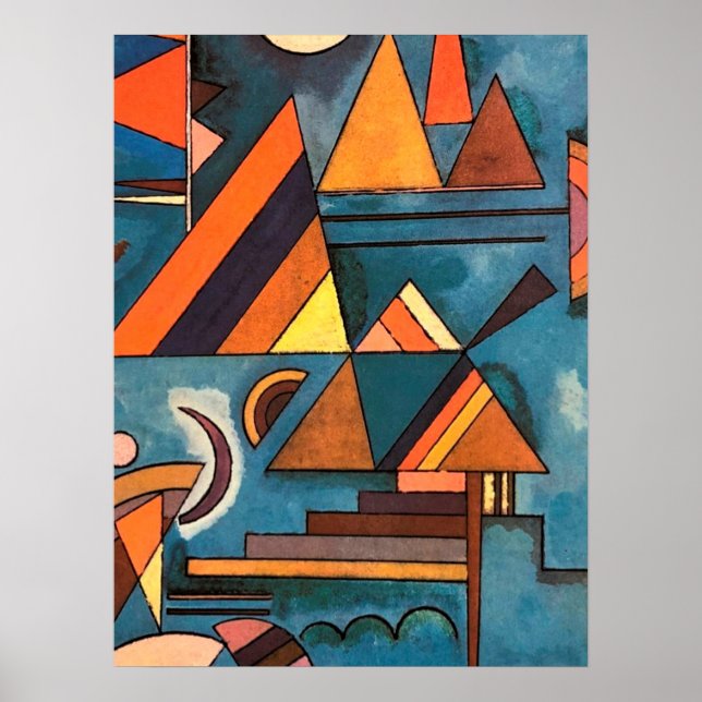 Vasily Kandinsky Bauhaus Dessau Poster (Front)