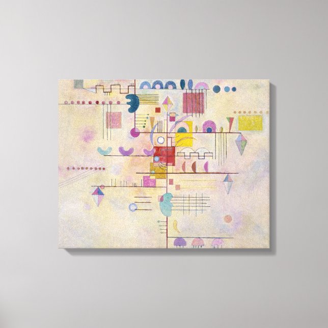 Vasily Kandinsky - Graceful Ascent Canvas Print (Front)