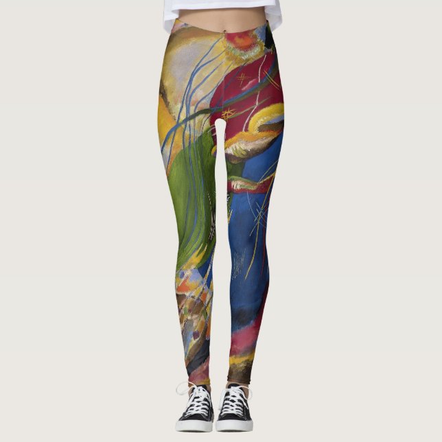 Vasily Kandinsky - Picture With Three Spots Leggings (Front)