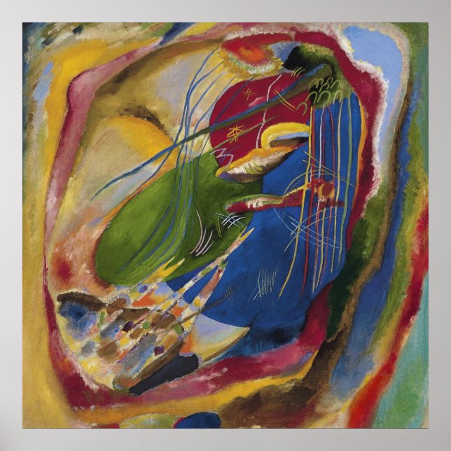 Vasily Kandinsky - Picture With Three Spots Poster (Front)