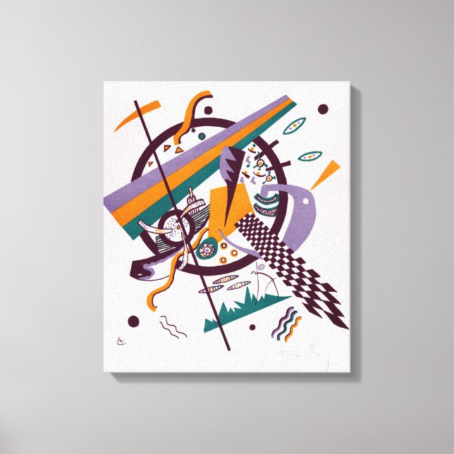 Vasily Kandinsky Small Worlds IV Canvas Print (Front)