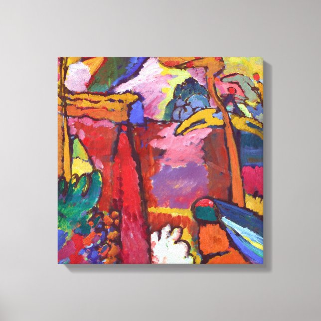 Vasily Kandisnky Garden of Love Canvas Print (Front)