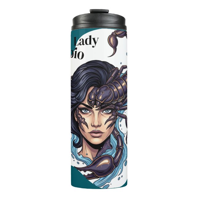 Vaso Termico Lady Escorpio Thermal Tumbler (Front)