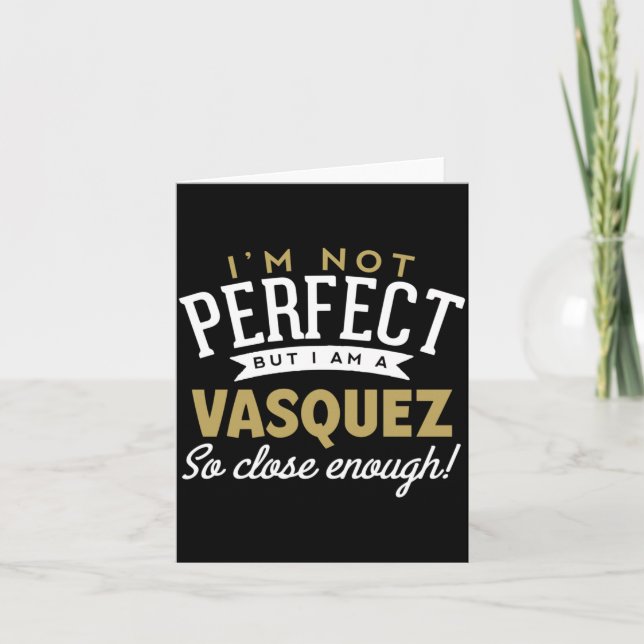 Vasquez Card (Front)
