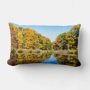 Vassar Farms Pond Lumbar Pillow
