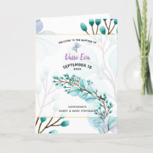 Vasso Greek Orthodox Church Baptism Program