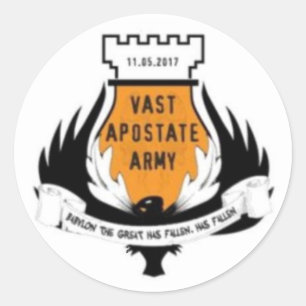 Vast Apostate Army Sticker