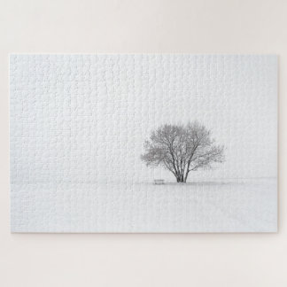 Vaste impossible indoyable scène hivernale Puzzles