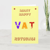 VAT Accountant | Birthday | Vat Returns Pun
