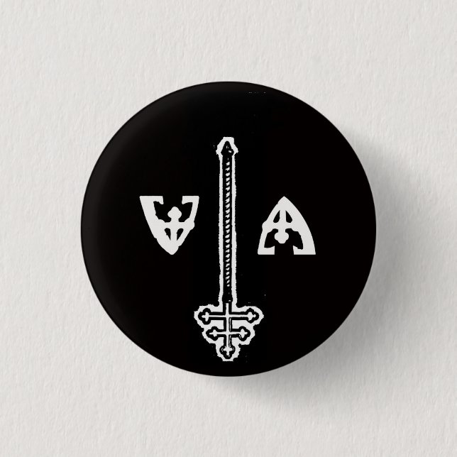 Vatican Assassins Button (Front)