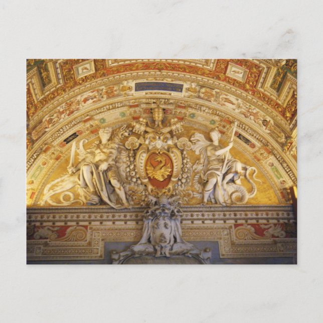 Vatican Ceiling I Postcard (Front)