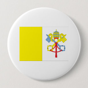 Vatican City 4 Inch Round Button
