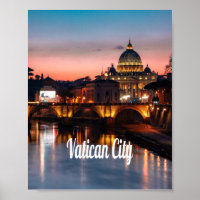 Vatican City At Night Roman Catholic Church