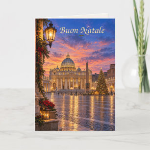 Vatican City Buon Natale Holiday Card