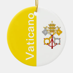 Vatican City Ceramic Ornament