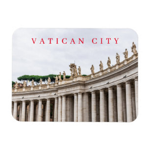 Vatican City Colonnade view fridge magnet