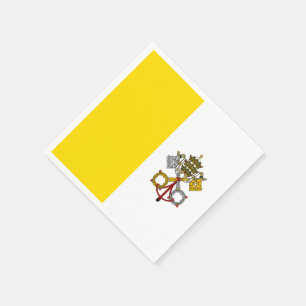 Vatican City Flag Napkin