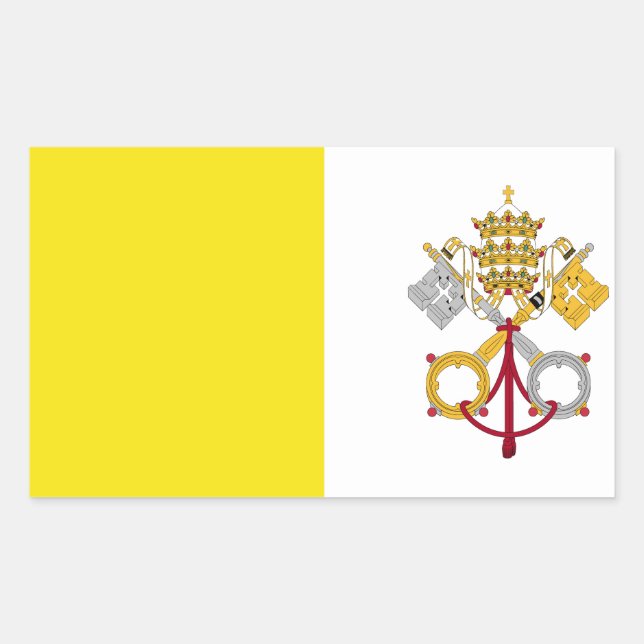Vatican City flag Sticker (Front)