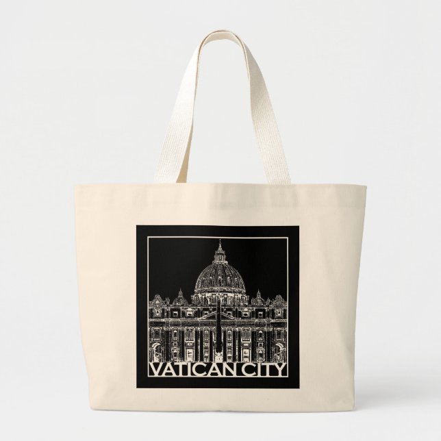 Vatican City Large Tote Bag (Front)