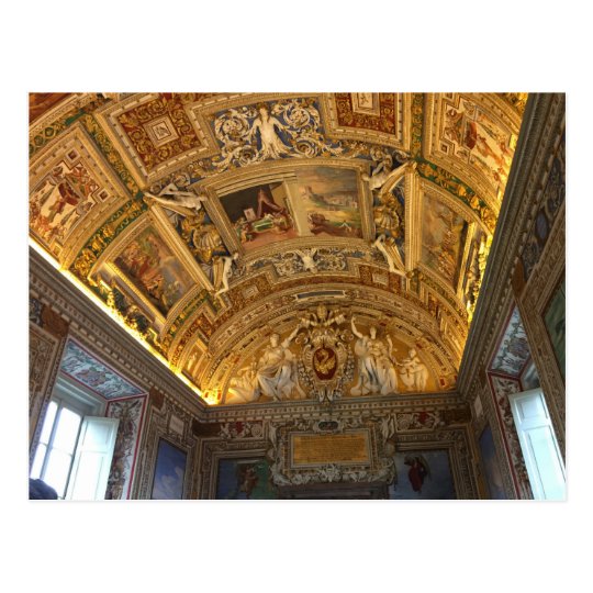 Vatican City Library Postcard