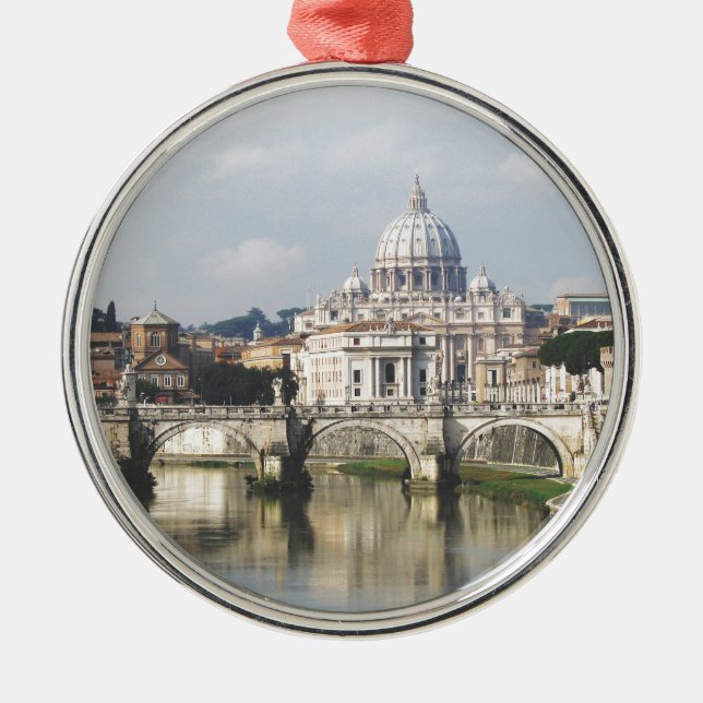 Vatican City Metal Ornament (Front)