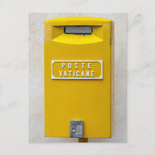 Vatican City postbox view postcard
