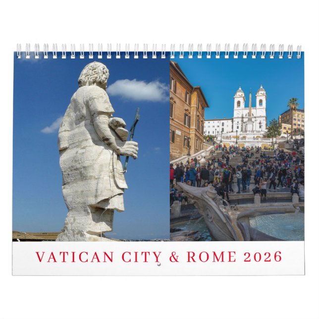 Vatican City & Rome 2026 calendar (Cover)