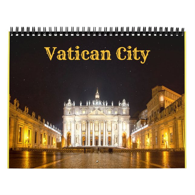 Vatican City - Rome - Italy - Calendar (Cover)