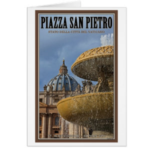 Vatican City - St Peters Square Fountain