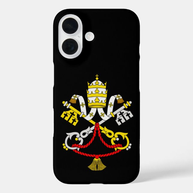 Vatican Coat of Arms Premium Fine Art Emblem Case-Mate iPhone Case (Back)